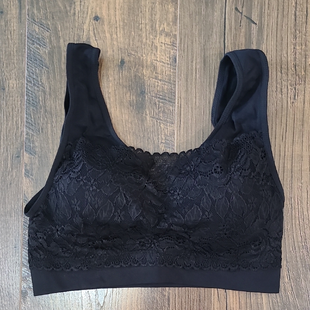 Elegant Black Lace Bralette
